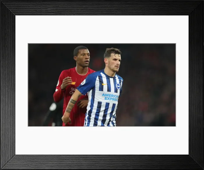 Framed Print : Premier League Showdown: Liverpool vs. Brighton and Hove Albion at Anfield (30NOV19) Framed Print : Premier League Showdown: Liverpool vs. Brighton and Hove Albion at Anfield (30NOV19)