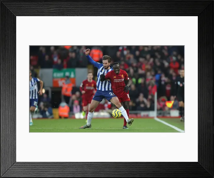Framed Print : Premier League Showdown: Liverpool vs. Brighton and Hove Albion at Anfield (30NOV19) Framed Print : Premier League Showdown: Liverpool vs. Brighton and Hove Albion at Anfield (30NOV19)