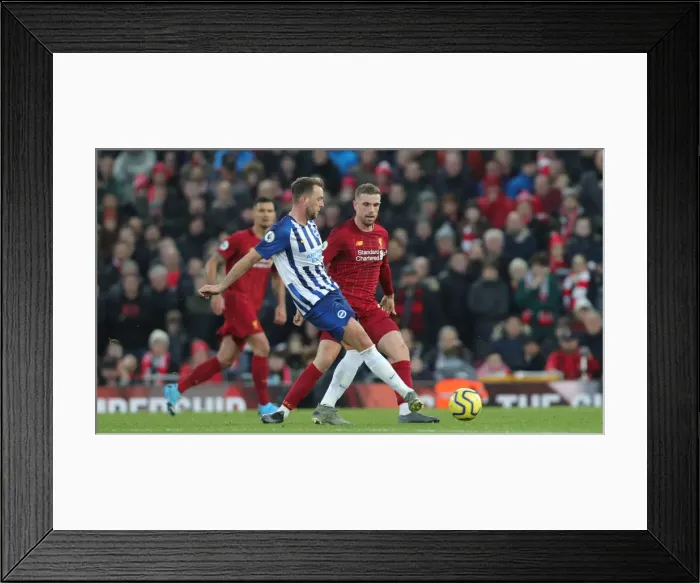 Framed Print : Premier League Showdown: Liverpool vs. Brighton and Hove Albion at Anfield (30NOV19) Framed Print : Premier League Showdown: Liverpool vs. Brighton and Hove Albion at Anfield (30NOV19)