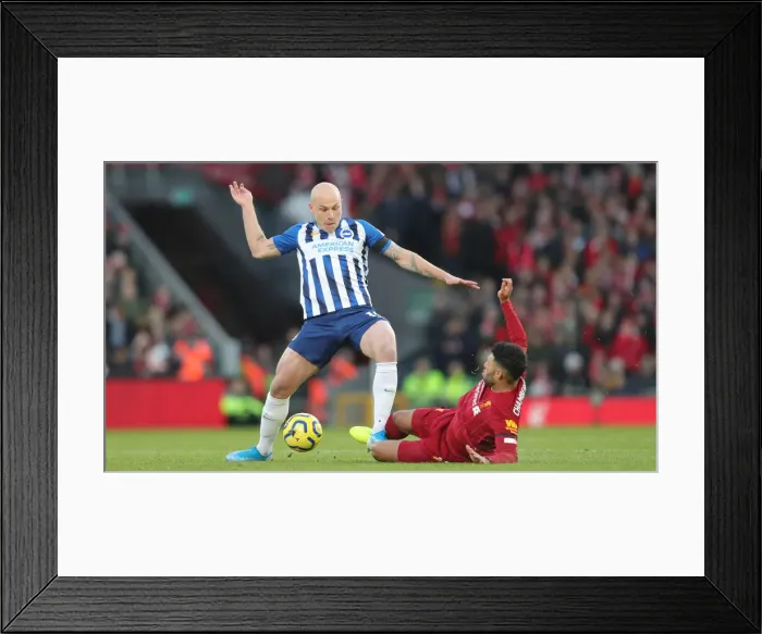 Framed Print : Premier League Showdown: Liverpool vs. Brighton and Hove Albion at Anfield (30NOV19) Framed Print : Premier League Showdown: Liverpool vs. Brighton and Hove Albion at Anfield (30NOV19)