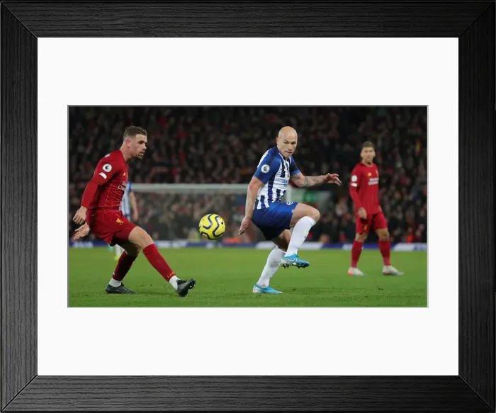 Framed Print : Premier League Showdown: Liverpool vs. Brighton and Hove Albion at Anfield (30NOV19) Framed Print : Premier League Showdown: Liverpool vs. Brighton and Hove Albion at Anfield (30NOV19)
