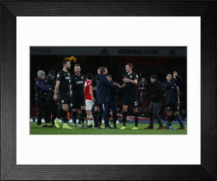 Framed Print : Intense Premier League Showdown: Arsenal vs. Brighton & Hove Albion at The Emirates (05DEC19) Framed Print : Intense Premier League Showdown: Arsenal vs. Brighton & Hove Albion at The Emirates (05DEC19)