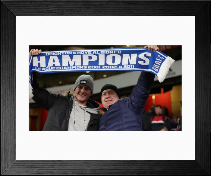 Framed Print : Intense Premier League Showdown: Arsenal vs. Brighton & Hove Albion at The Emirates Stadium (05DEC19)