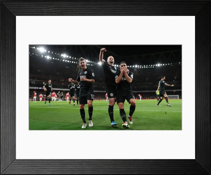 Framed Print : Intense Premier League Showdown: Arsenal vs. Brighton & Hove Albion at The Emirates Stadium (05DEC19) Framed Print : Intense Premier League Showdown: Arsenal vs. Brighton & Hove Albion at The Emirates Stadium (05DEC19)