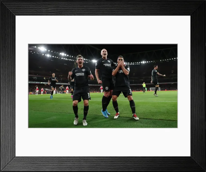 Framed Print : Intense Premier League Showdown: Arsenal vs. Brighton & Hove Albion at The Emirates (05DEC19) Framed Print : Intense Premier League Showdown: Arsenal vs. Brighton & Hove Albion at The Emirates (05DEC19)