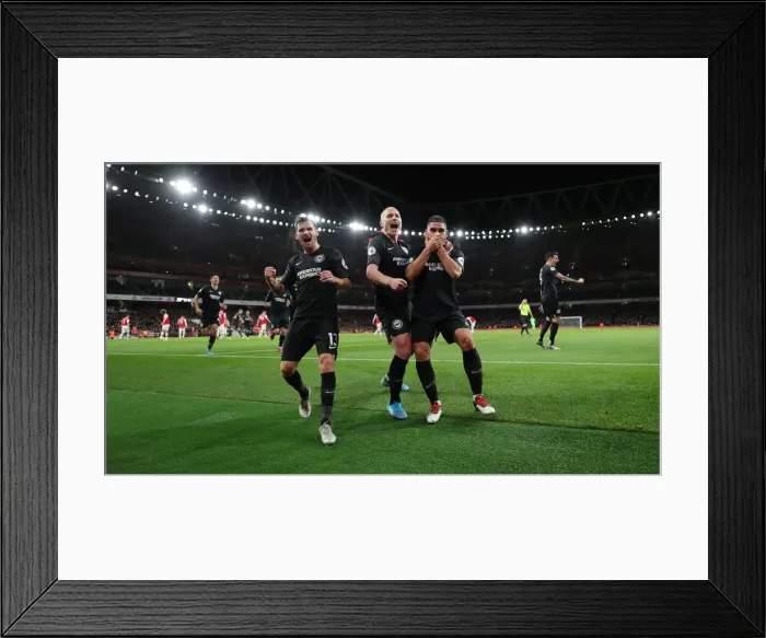 Framed Print : Intense Premier League Showdown: Arsenal vs. Brighton & Hove Albion at The Emirates (05DEC19) Framed Print : Intense Premier League Showdown: Arsenal vs. Brighton & Hove Albion at The Emirates (05DEC19)