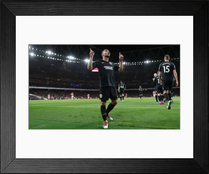 Framed Print : Intense Premier League Showdown: Arsenal vs. Brighton & Hove Albion at The Emirates Stadium (05DEC19) Framed Print : Intense Premier League Showdown: Arsenal vs. Brighton & Hove Albion at The Emirates Stadium (05DEC19)