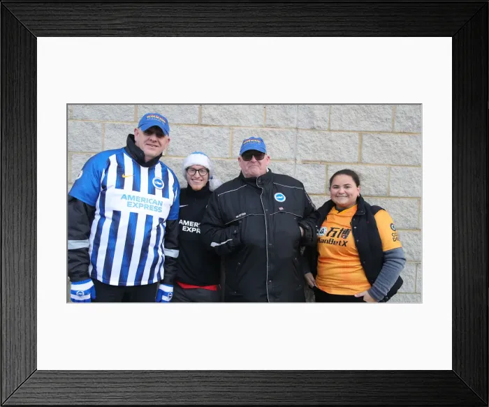 Framed Print : Brighton and Hove Albion vs. Wolverhampton Wanderers: Premier League Battle at American Express Community Stadium (08DEC19) Framed Print : Brighton and Hove Albion vs. Wolverhampton Wanderers: Premier League Battle at American Express Community Stadium (08DEC19)