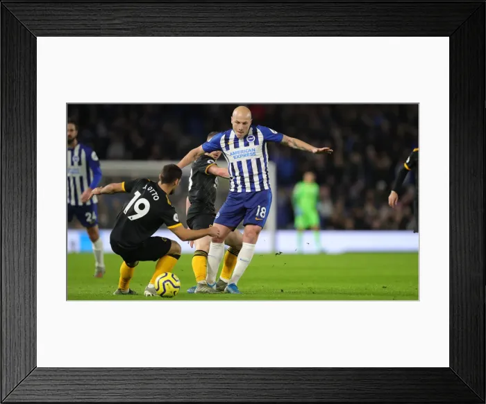 Framed Print : Brighton & Hove Albion vs. Wolverhampton Wanderers: Premier League Battle at American Express Community Stadium (December 8, 2019) Framed Print : Brighton & Hove Albion vs. Wolverhampton Wanderers: Premier League Battle at American Express Community Stadium (December 8, 2019)