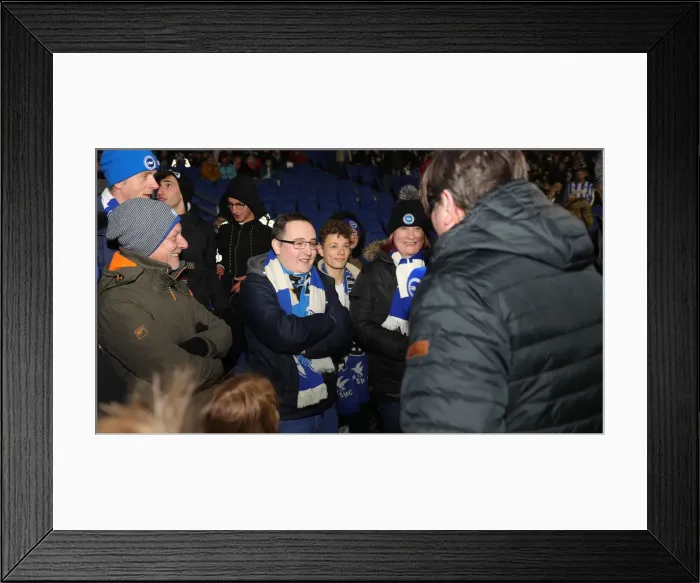 Framed Print : Premier League Showdown: Brighton & Hove Albion vs. Wolverhampton Wanderers (08DEC19) Framed Print : Premier League Showdown: Brighton & Hove Albion vs. Wolverhampton Wanderers (08DEC19)