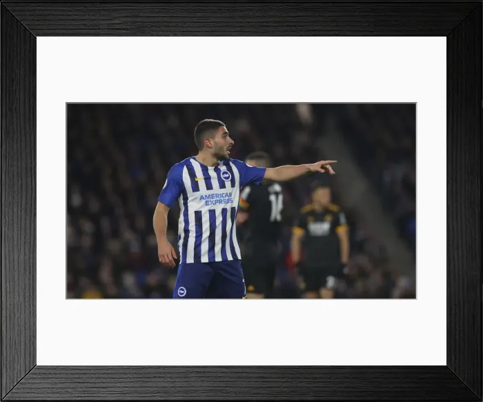 Framed Print : Premier League Showdown: Brighton & Hove Albion vs. Wolverhampton Wanderers (08DEC19) Framed Print : Premier League Showdown: Brighton & Hove Albion vs. Wolverhampton Wanderers (08DEC19)