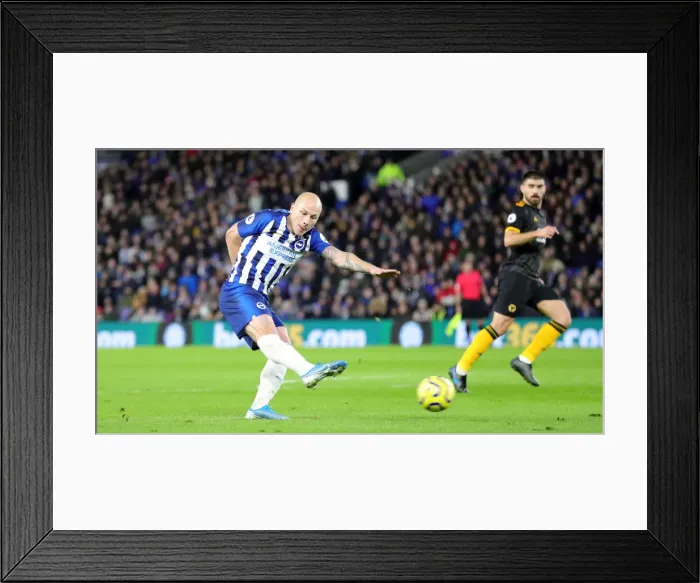 Framed Print : Brighton and Hove Albion vs. Wolverhampton Wanderers: Premier League Battle at American Express Community Stadium (08DEC19) Framed Print : Brighton and Hove Albion vs. Wolverhampton Wanderers: Premier League Battle at American Express Community Stadium (08DEC19)