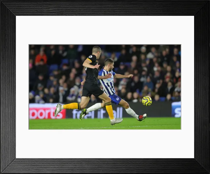 Framed Print : Brighton and Hove Albion vs. Wolverhampton Wanderers: Premier League Showdown at American Express Community Stadium (08DEC19) Framed Print : Brighton and Hove Albion vs. Wolverhampton Wanderers: Premier League Showdown at American Express Community Stadium (08DEC19)
