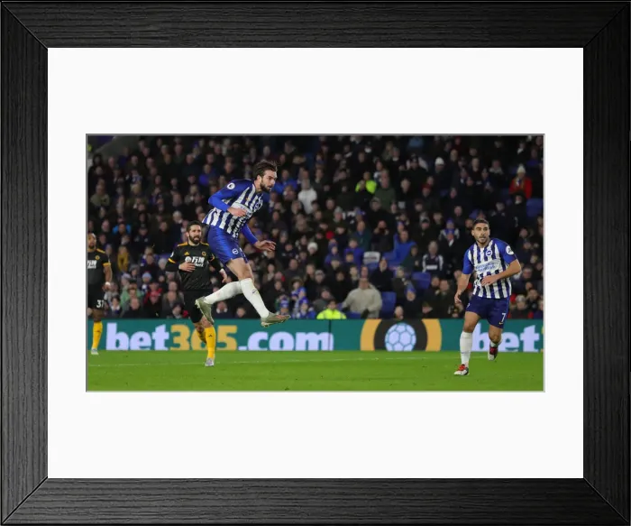 Framed Print : Brighton and Hove Albion vs. Wolverhampton Wanderers: Premier League Battle at American Express Community Stadium (08DEC19) Framed Print : Brighton and Hove Albion vs. Wolverhampton Wanderers: Premier League Battle at American Express Community Stadium (08DEC19)