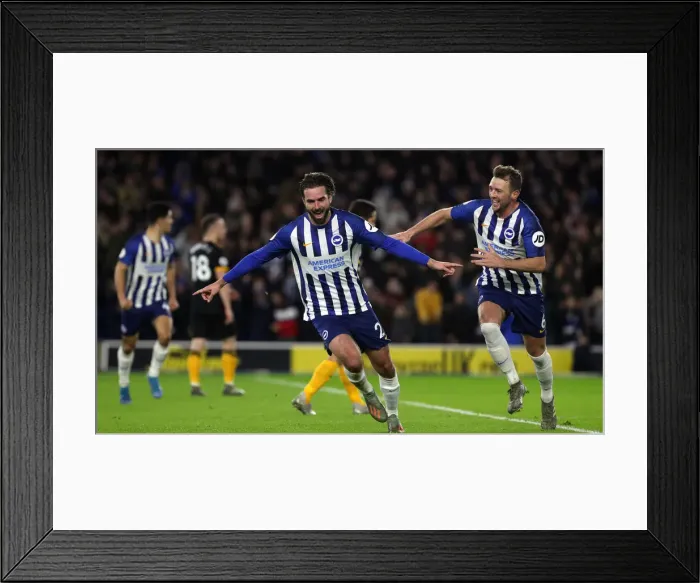 Framed Print : Brighton and Hove Albion vs. Wolverhampton Wanderers: Premier League Battle at American Express Community Stadium (08DEC19) Framed Print : Brighton and Hove Albion vs. Wolverhampton Wanderers: Premier League Battle at American Express Community Stadium (08DEC19)