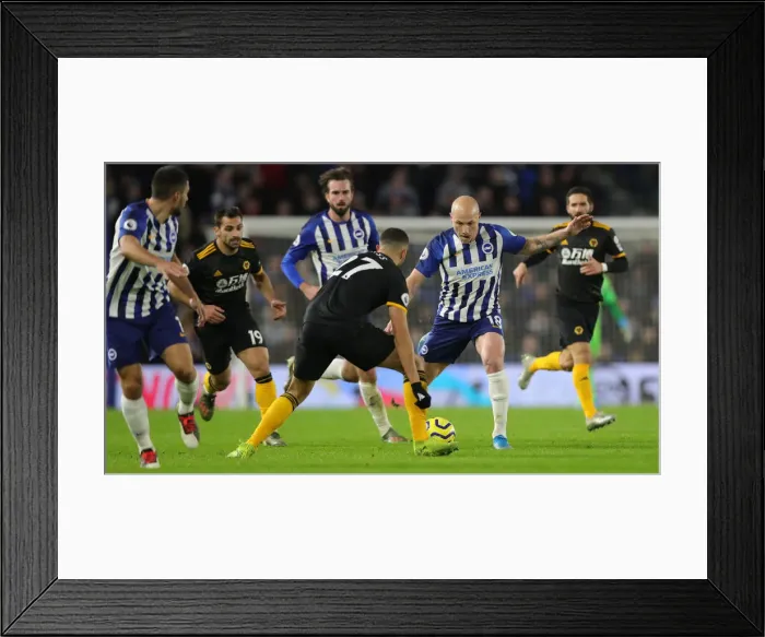 Framed Print : Brighton and Hove Albion vs. Wolverhampton Wanderers: A Premier League Clash at American Express Community Stadium (08DEC19) Framed Print : Brighton and Hove Albion vs. Wolverhampton Wanderers: A Premier League Clash at American Express Community Stadium (08DEC19)