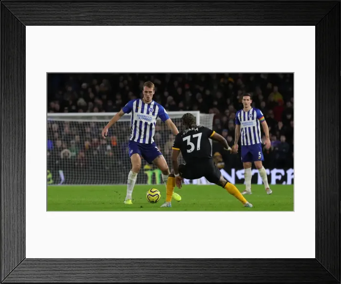 Framed Print : Brighton and Hove Albion vs. Wolverhampton Wanderers: Premier League Showdown at American Express Community Stadium (08DEC19) Framed Print : Brighton and Hove Albion vs. Wolverhampton Wanderers: Premier League Showdown at American Express Community Stadium (08DEC19)