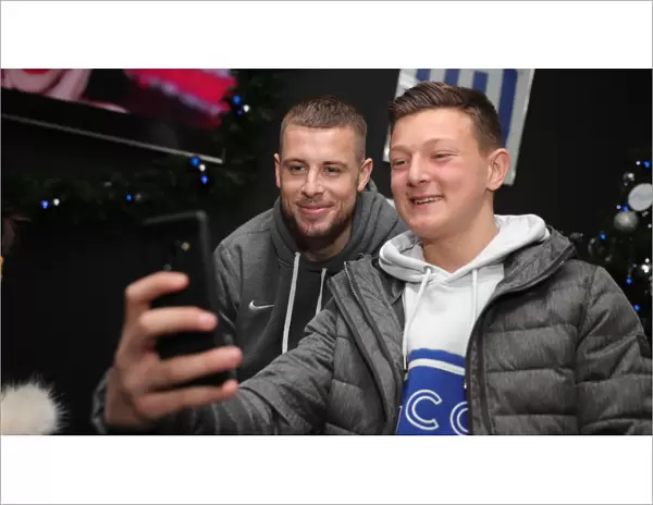 Brighton & Hove Albion FC: 2019 / 20 Season's Star Players Signing Session at Amex Stadium - Neal Maupay, Dale Stephens, Aaron Connolly, Adam Webster