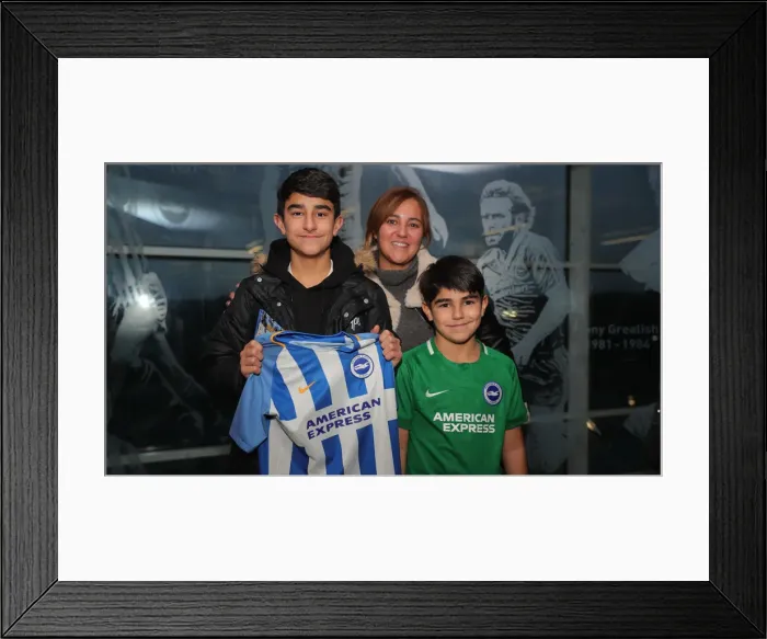 Framed Print : Brighton & Hove Albion FC: 2019 / 20 Season - Neal Maupay, Dale Stephens, Aaron Connolly, and Adam Webster's Player Signing Session at Amex Stadium Framed Print : Brighton & Hove Albion FC: 2019 / 20 Season - Neal Maupay, Dale Stephens, Aaron Connolly, and Adam Webster's Player Signing Session at Amex Stadium