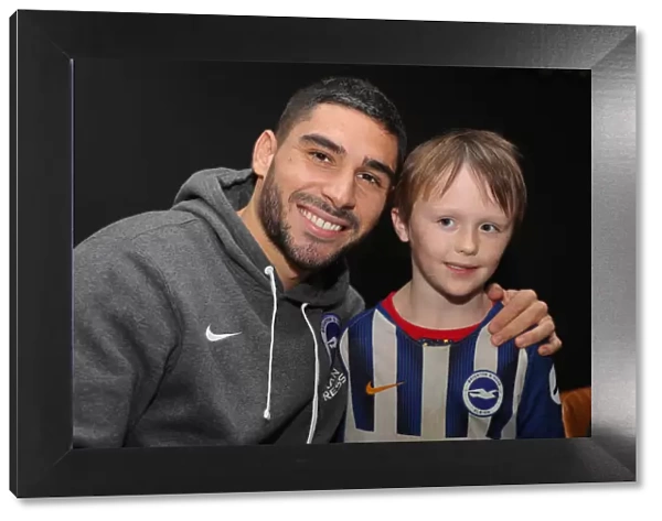 2019 / 20 Season: Brighton & Hove Albion FC Player Signing Session with Neal Maupay, Dale Stephens, Aaron Connolly, and Adam Webster at Amex Stadium