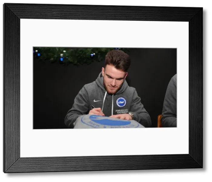 Framed Print : 2019 / 20 Season: Brighton & Hove Albion FC Player Signing Session with Neal Maupay, Dale Stephens, Aaron Connolly, and Adam Webster at Amex Stadium Framed Print : 2019 / 20 Season: Brighton & Hove Albion FC Player Signing Session with Neal Maupay, Dale Stephens, Aaron Connolly, and Adam Webster at Amex Stadium