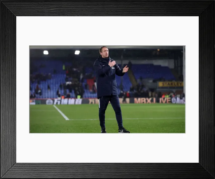 Framed Print : Decisive Moment: Crystal Palace vs. Brighton & Hove Albion, Premier League (16DEC19)