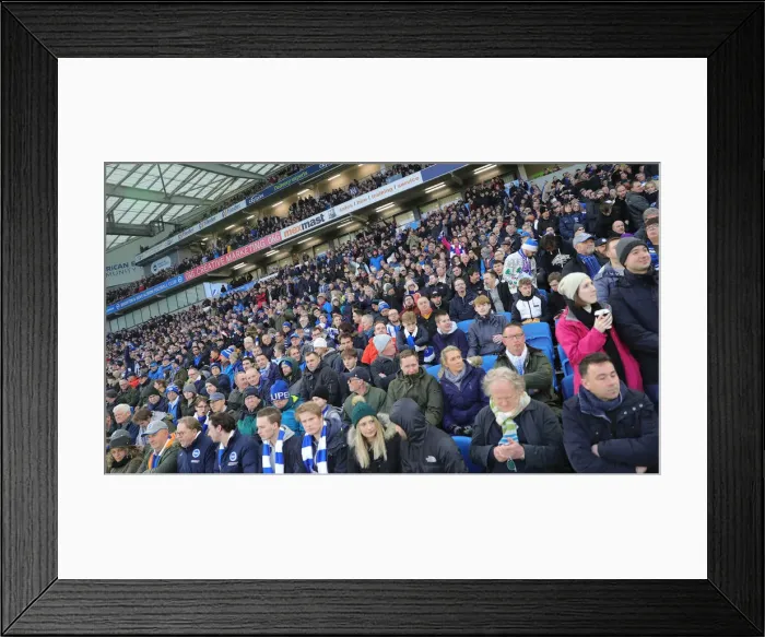 Framed Print : Brighton and Hove Albion vs. Sheffield United: Premier League Battle at American Express Community Stadium (21DEC19) Framed Print : Brighton and Hove Albion vs. Sheffield United: Premier League Battle at American Express Community Stadium (21DEC19)