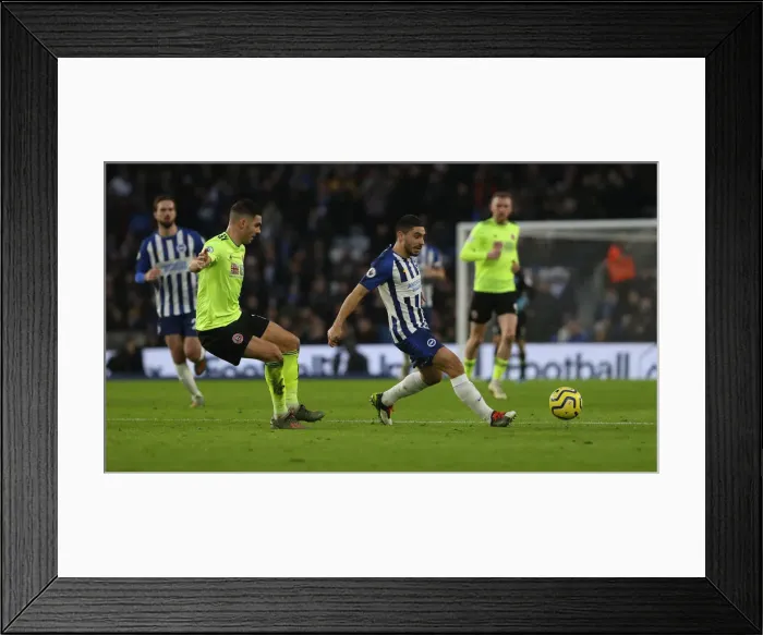 Framed Print : Brighton and Hove Albion vs Sheffield United: Premier League Battle at American Express Community Stadium (21DEC19) Framed Print : Brighton and Hove Albion vs Sheffield United: Premier League Battle at American Express Community Stadium (21DEC19)