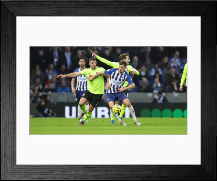 Framed Print : Brighton and Hove Albion vs. Sheffield United: Premier League Battle at American Express Community Stadium (21DEC19) Framed Print : Brighton and Hove Albion vs. Sheffield United: Premier League Battle at American Express Community Stadium (21DEC19)