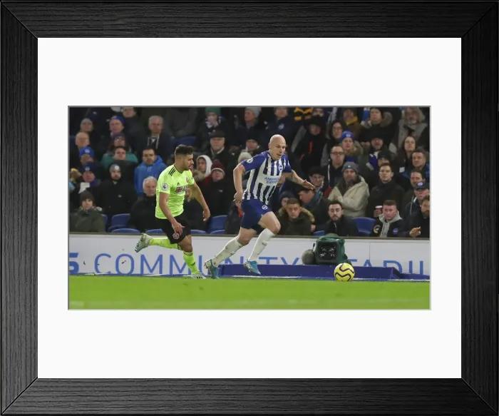 Framed Print : Brighton and Hove Albion vs. Sheffield United: Premier League Battle at American Express Community Stadium (21DEC19) Framed Print : Brighton and Hove Albion vs. Sheffield United: Premier League Battle at American Express Community Stadium (21DEC19)