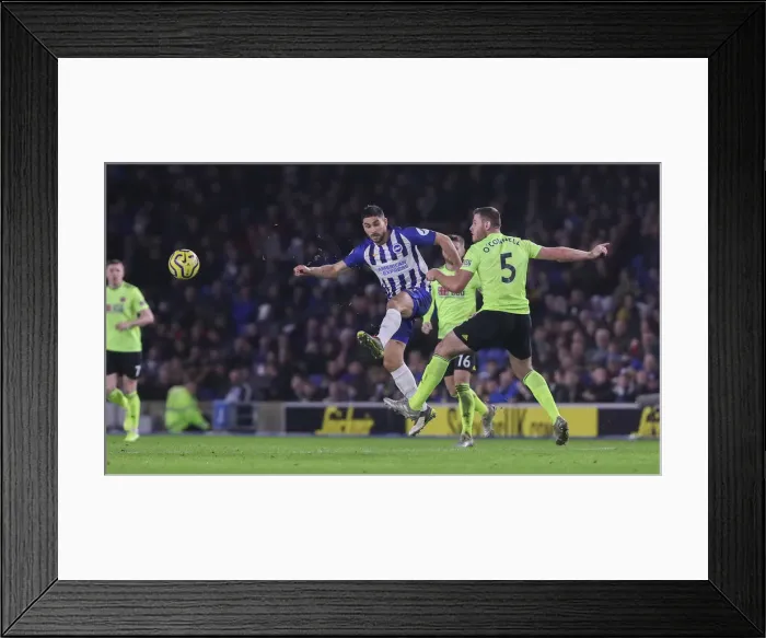 Framed Print : Brighton and Hove Albion vs. Sheffield United: Premier League Battle at American Express Community Stadium (21DEC19) Framed Print : Brighton and Hove Albion vs. Sheffield United: Premier League Battle at American Express Community Stadium (21DEC19)