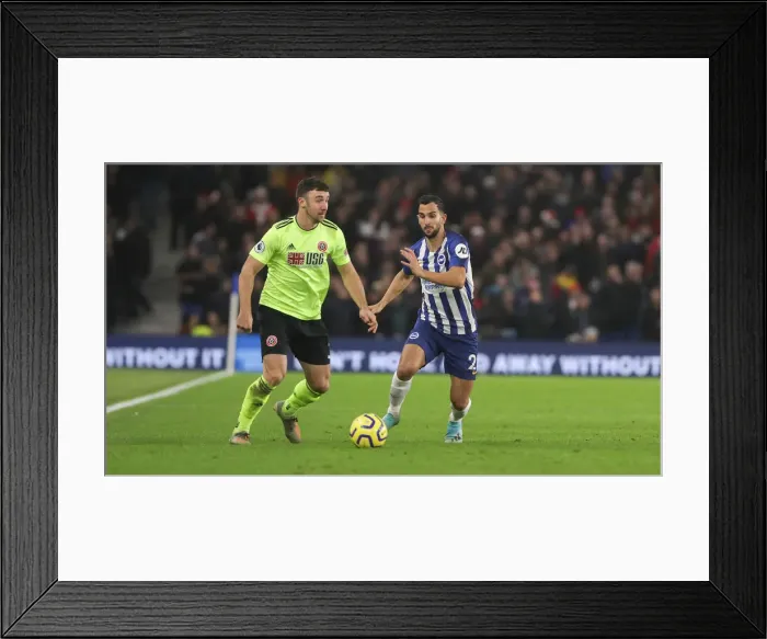 Framed Print : Brighton and Hove Albion vs Sheffield United: Premier League Battle at American Express Community Stadium (21DEC19) Framed Print : Brighton and Hove Albion vs Sheffield United: Premier League Battle at American Express Community Stadium (21DEC19)