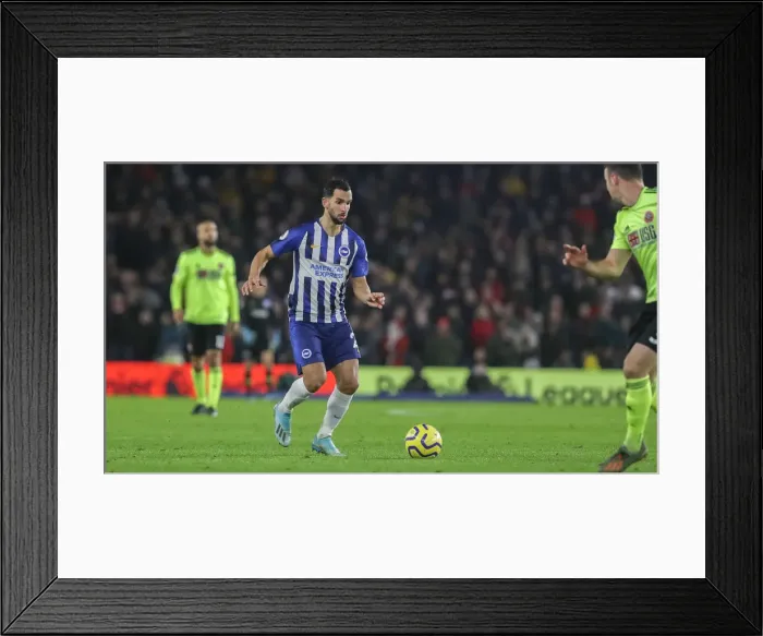 Framed Print : Brighton and Hove Albion vs Sheffield United: Premier League Battle at American Express Community Stadium (21DEC19)