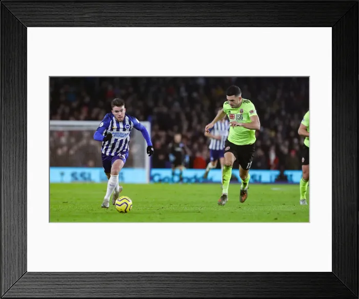 Framed Print : Brighton and Hove Albion vs. Sheffield United: Premier League Battle at American Express Community Stadium (12.21.19) Framed Print : Brighton and Hove Albion vs. Sheffield United: Premier League Battle at American Express Community Stadium (12.21.19)