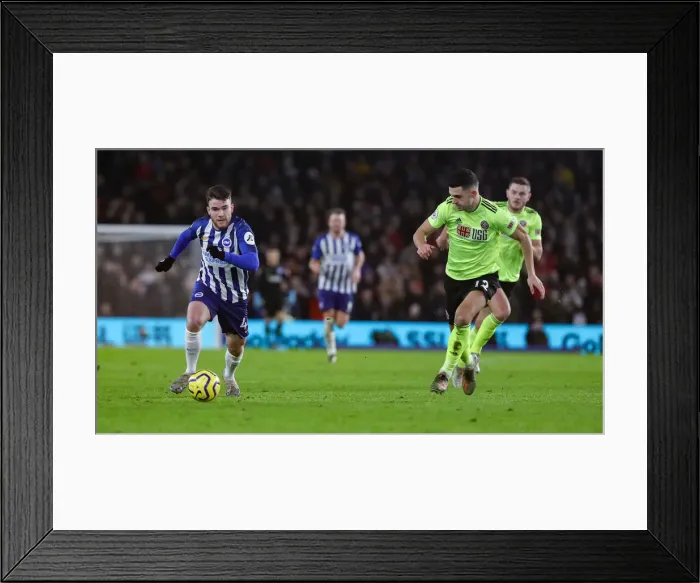 Framed Print : Brighton and Hove Albion vs. Sheffield United: Premier League Battle at American Express Community Stadium (12.21.19) Framed Print : Brighton and Hove Albion vs. Sheffield United: Premier League Battle at American Express Community Stadium (12.21.19)