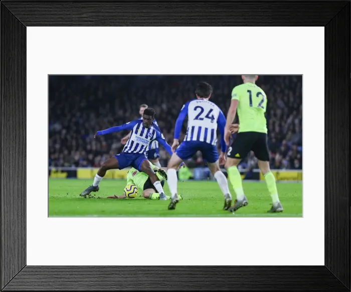 Framed Print : Brighton and Hove Albion vs. Sheffield United: Premier League Battle at American Express Community Stadium (12.21.19) Framed Print : Brighton and Hove Albion vs. Sheffield United: Premier League Battle at American Express Community Stadium (12.21.19)
