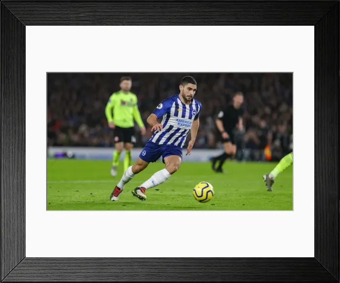 Framed Print : Brighton and Hove Albion vs. Sheffield United: Premier League Battle at American Express Community Stadium (21DEC19)