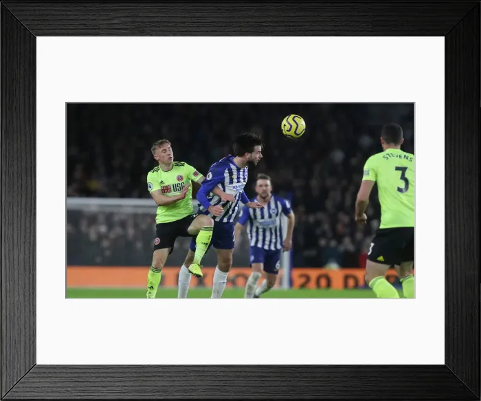 Framed Print : Brighton and Hove Albion vs. Sheffield United: Premier League Battle at American Express Community Stadium (21DEC19) Framed Print : Brighton and Hove Albion vs. Sheffield United: Premier League Battle at American Express Community Stadium (21DEC19)