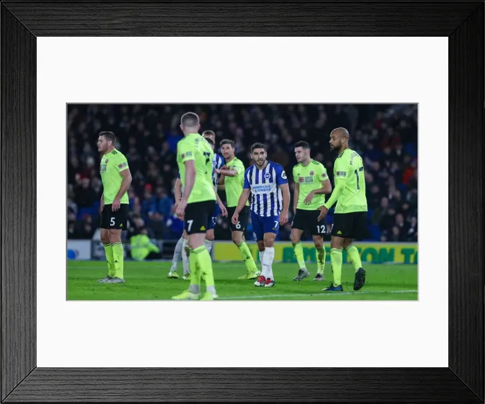 Framed Print : Brighton and Hove Albion vs Sheffield United: Premier League Battle at American Express Community Stadium (21DEC19) Framed Print : Brighton and Hove Albion vs Sheffield United: Premier League Battle at American Express Community Stadium (21DEC19)