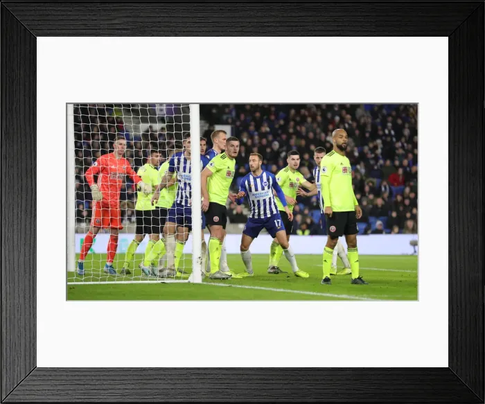 Framed Print : Brighton and Hove Albion vs Sheffield United: Premier League Battle at American Express Community Stadium (21DEC19) Framed Print : Brighton and Hove Albion vs Sheffield United: Premier League Battle at American Express Community Stadium (21DEC19)