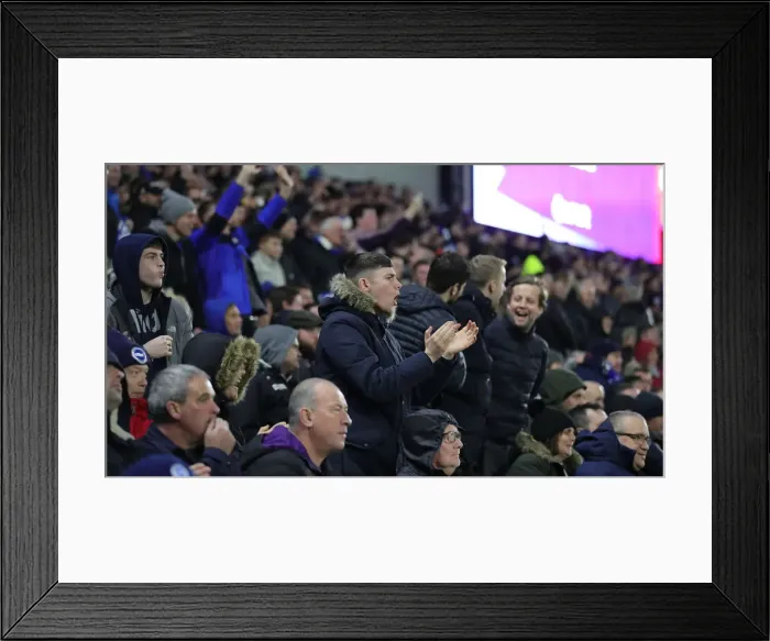Framed Print : Brighton and Hove Albion vs. Sheffield United: Premier League Battle at American Express Community Stadium (21DEC19) Framed Print : Brighton and Hove Albion vs. Sheffield United: Premier League Battle at American Express Community Stadium (21DEC19)