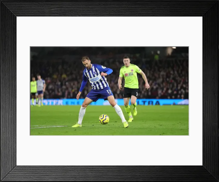 Framed Print : Brighton and Hove Albion vs Sheffield United: Premier League Battle at American Express Community Stadium (21DEC19) Framed Print : Brighton and Hove Albion vs Sheffield United: Premier League Battle at American Express Community Stadium (21DEC19)