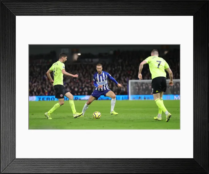 Framed Print : Brighton and Hove Albion vs. Sheffield United: Premier League Battle at American Express Community Stadium (21DEC19) Framed Print : Brighton and Hove Albion vs. Sheffield United: Premier League Battle at American Express Community Stadium (21DEC19)