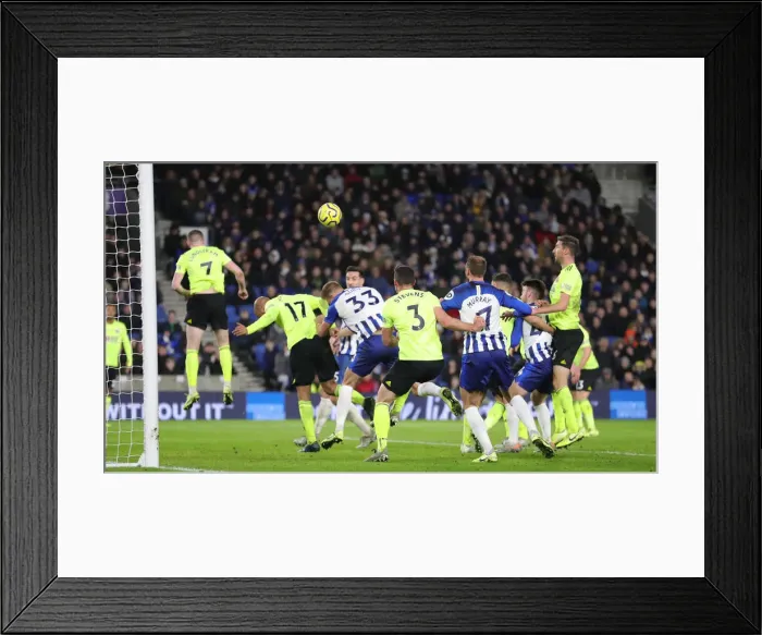 Framed Print : Brighton and Hove Albion vs. Sheffield United: Premier League Battle at American Express Community Stadium (21DEC19) Framed Print : Brighton and Hove Albion vs. Sheffield United: Premier League Battle at American Express Community Stadium (21DEC19)