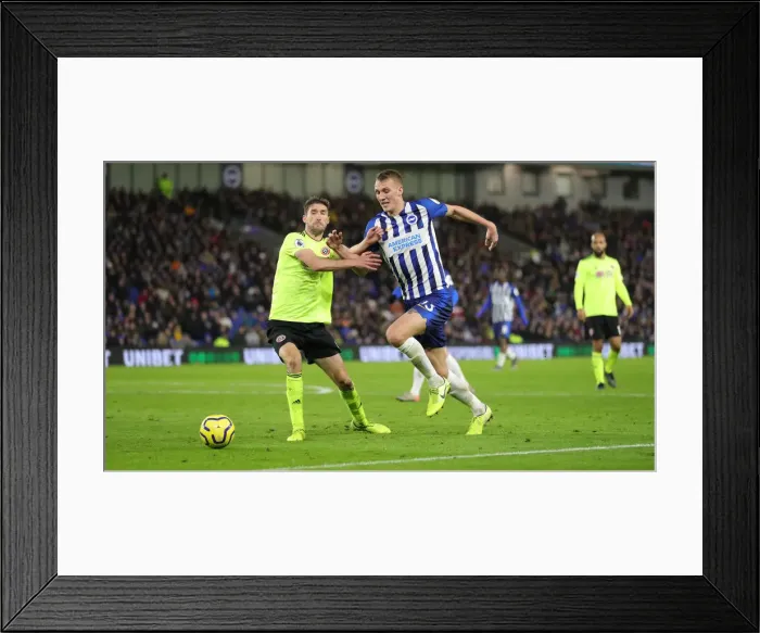 Framed Print : Brighton and Hove Albion vs Sheffield United: Premier League Battle at American Express Community Stadium (21DEC19) Framed Print : Brighton and Hove Albion vs Sheffield United: Premier League Battle at American Express Community Stadium (21DEC19)