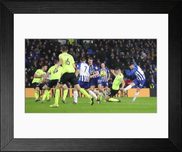 Framed Print : Brighton and Hove Albion vs Sheffield United: Premier League Battle at American Express Community Stadium (21DEC19) Framed Print : Brighton and Hove Albion vs Sheffield United: Premier League Battle at American Express Community Stadium (21DEC19)