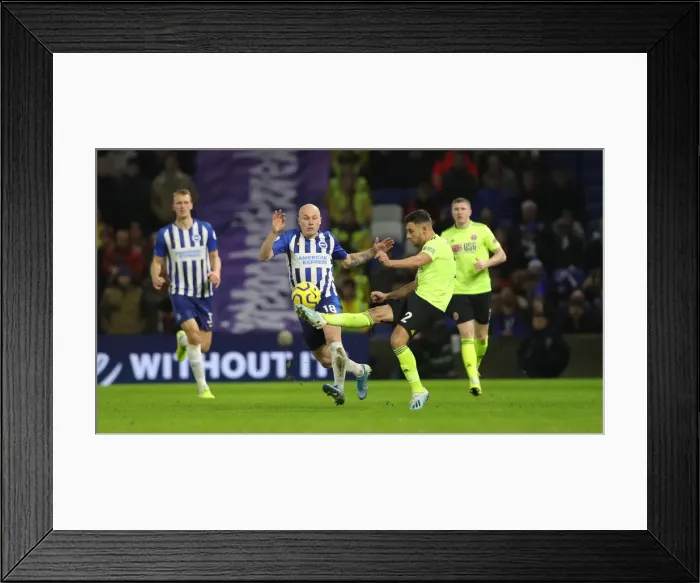 Framed Print : Brighton and Hove Albion vs. Sheffield United: Premier League Battle at American Express Community Stadium (21DEC19) Framed Print : Brighton and Hove Albion vs. Sheffield United: Premier League Battle at American Express Community Stadium (21DEC19)