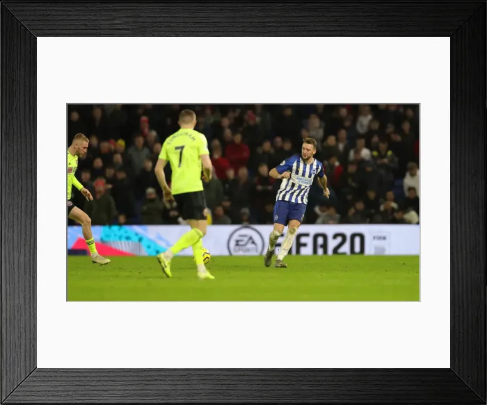 Framed Print : Brighton and Hove Albion vs Sheffield United: Premier League Battle at American Express Community Stadium (12.21.19) Framed Print : Brighton and Hove Albion vs Sheffield United: Premier League Battle at American Express Community Stadium (12.21.19)