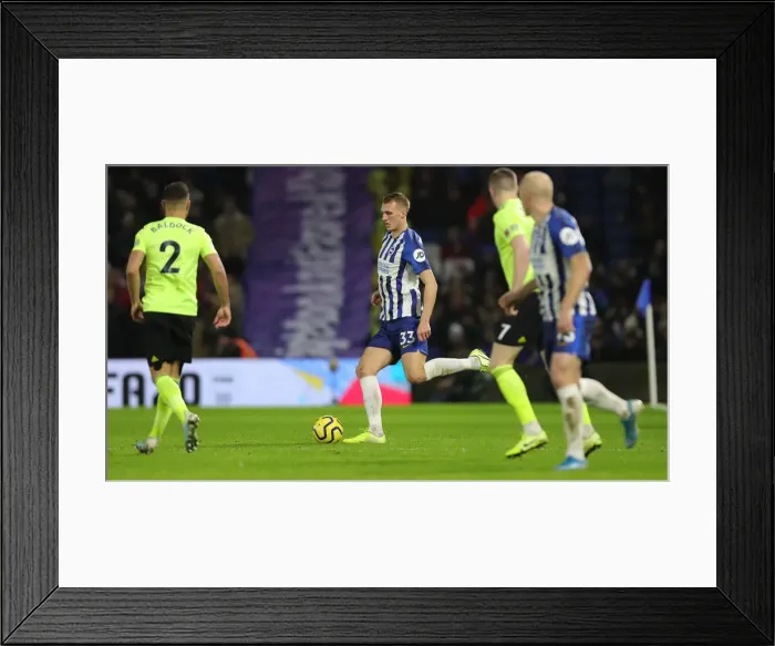 Framed Print : Brighton and Hove Albion vs. Sheffield United: Premier League Battle at American Express Community Stadium (21DEC19) Framed Print : Brighton and Hove Albion vs. Sheffield United: Premier League Battle at American Express Community Stadium (21DEC19)