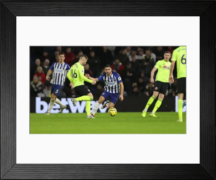 Framed Print : Brighton and Hove Albion vs Sheffield United: Premier League Battle at American Express Community Stadium (21DEC19) Framed Print : Brighton and Hove Albion vs Sheffield United: Premier League Battle at American Express Community Stadium (21DEC19)